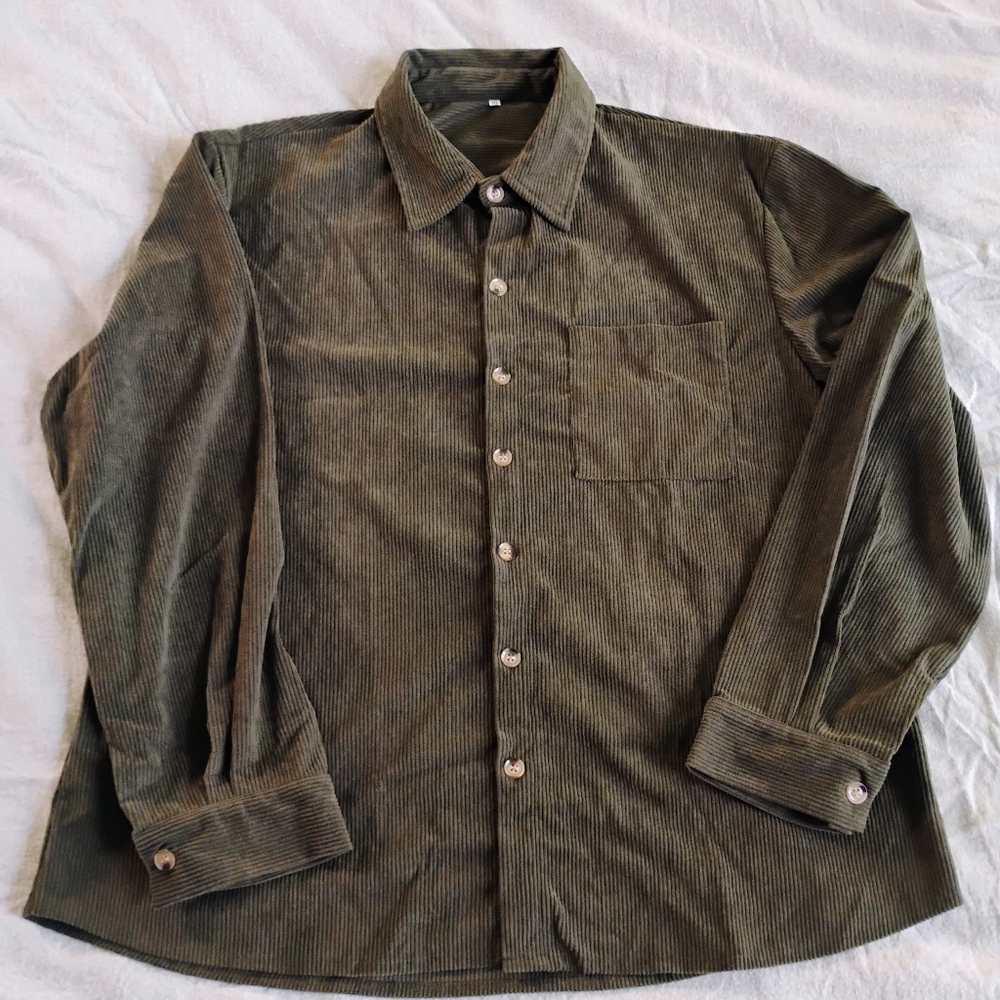 Corduroy Button Down Shirt